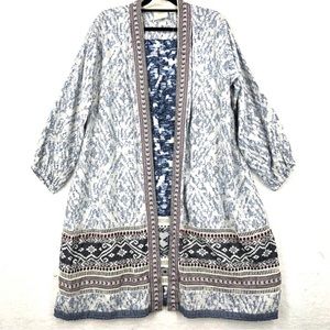 Last Day to Order Maeve for Anthropologie Bohemian Ikat Duster